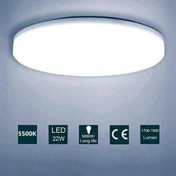 Plafoniera LED Ultrasottile 30cm OOWOLF 22W per Corridoio