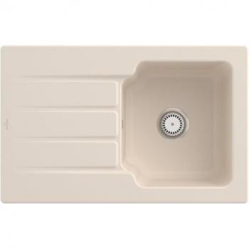 Villeroy et Boch Évier Architectura Ivoire 334001FU – Garniture Vidage Manuelle