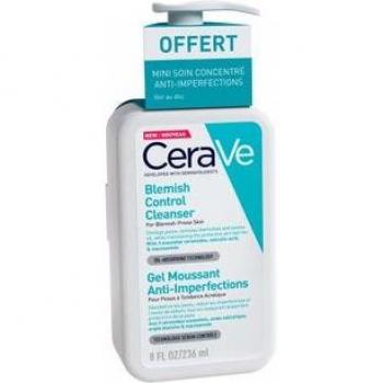 CeraVe SA Gel Moussant 236ml + Soin Concentré 3ml