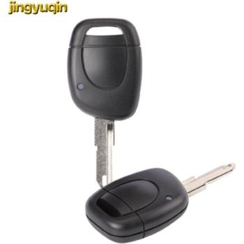 Porte-clés 2 pièces/lot 1 bouton lame non coupée pour Renault Master