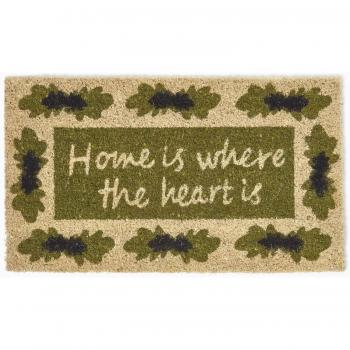 Home Is Where The Heart Is Coir Entrance Mat