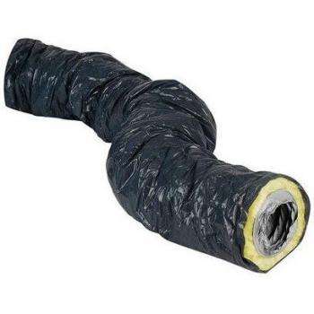 Conduzione Isolata PE 50 mm lana vetro – Ø160 – 6 m – Flessibile