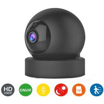 Caméra IP haute définition 1080p motrice, vision noire et voix bidirectionnelle
