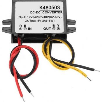 12V/24V/36V/48V to 5V Waterproof Power Converter