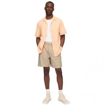 Shorts in Misto Cotone e Lino – Gap – XL – Colore Beige Scuro