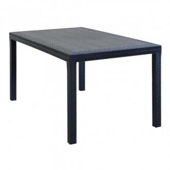 Piatto Houston in Velluto di Lino Antracite 150x90h74