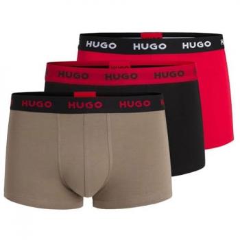 Hugo Boxers Masculinos 3 Pack L – Cores Vibrantes