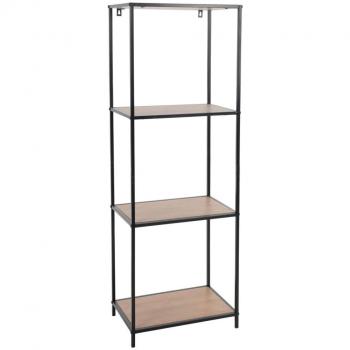 Scaffale Parete 3 Ripiani 45x30x130 cm H&S Collection