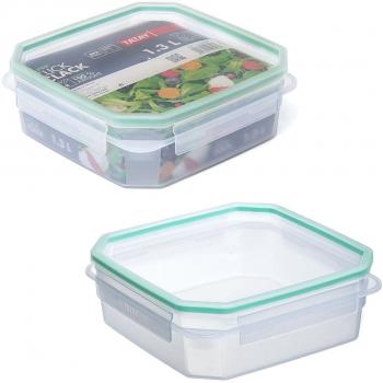 TATAY 1162902 CONTENEDOR ALIM. CLIP SAFE 1,3L TRANSP-VERDE