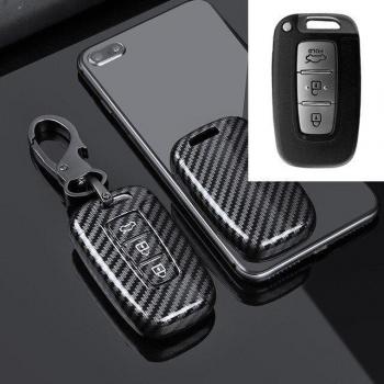 Schlüsselcover aus Kohlenstofffaser für Hyundai Elantra und KIA K3