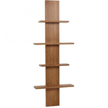 Teak-Hängeregal MCW-M72 für Badezimmer