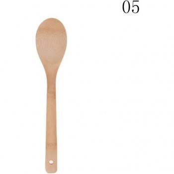 Utensilios de Mezcla de Madera, 6 Piezas