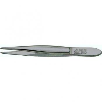 Pince à épiler Erbe, 8 cm, design ergonomique