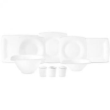Karaca Fine Pearl Dara Platinum 12-Course Tableware Ensemble