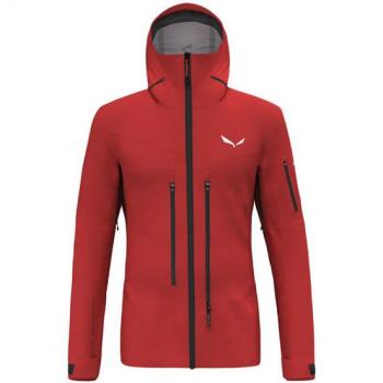 Herren-Ortles Jacke (SALEWA) – Gore‑Tex Pro, Rot, 54