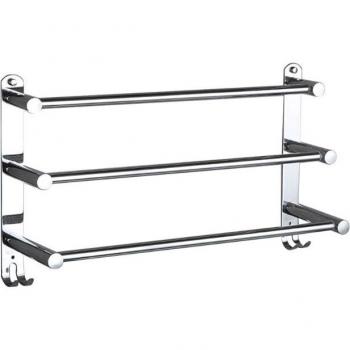 Porte-serviettes flexible 3 niveaux en acier inoxydable