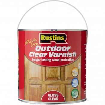 Rustins Exterior Varnish Clear Gloss 2.5 litre