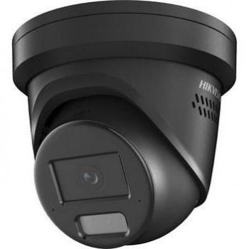 Hikvision Caméra 4K Noir avec Alarme Sonore et Visuelle