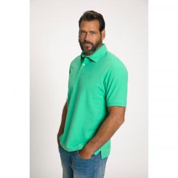 Men's Plus Size Green Piqué Polo Shirt, 5XL, JP1880, Cotton