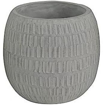 Maceta gris de fibra de arcilla 19x19x17 cm Ranunculus