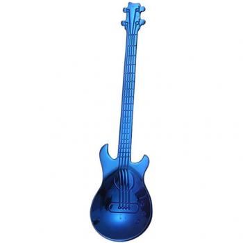 Cute Stainless Steel Guitar Dessert Spoon