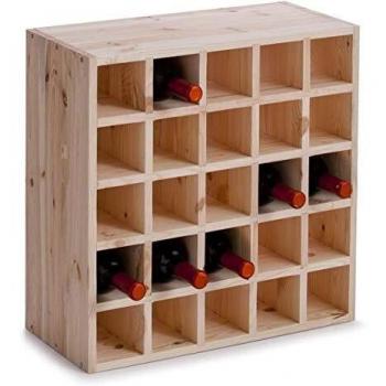 Zeller 13172 Weinregal für 25 Flaschen, Nadelholz