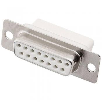 Encitech DBC15-SS-W 15-Pin D-SUB Female Crimp Connector