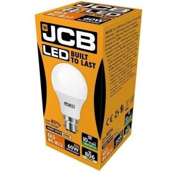 JCB Luminosità A60 806 lm Opale 10W B22 2700K