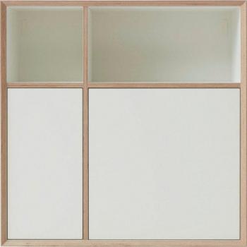 MÜLLER SMALL LIVING Vertiko Ply Regal, 74 cm x 74 cm x 35 cm