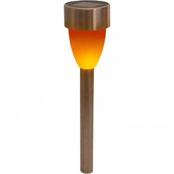 Näve LED Solarleuchte im 6er-Set mit authentischem Flammeneffekt