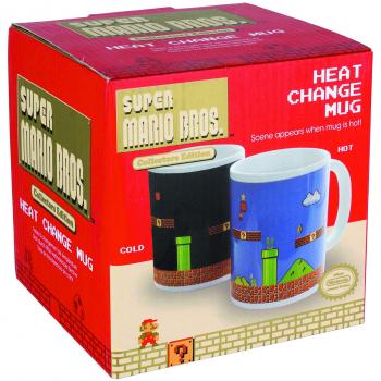 Nintendo Taza Super Mario Bros Cambio de Color