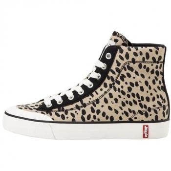 Levi's LS2 Mid Damen Sneaker in Beige und Schwarz
