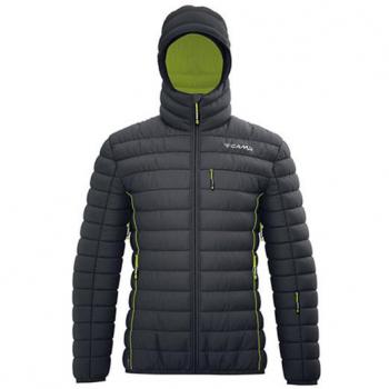 Giacca Piumino Uomo Nivix 2.0 Nero Lime Punch Taglia XL