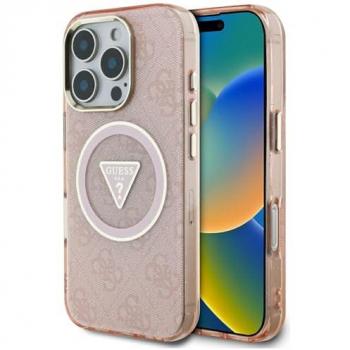 Étui Brillant Guess IML Metal Glitter pour iPhone 16 Pro