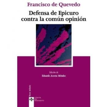 DEFENSA DE EPICURO CONTRA LA COMUN OPINION