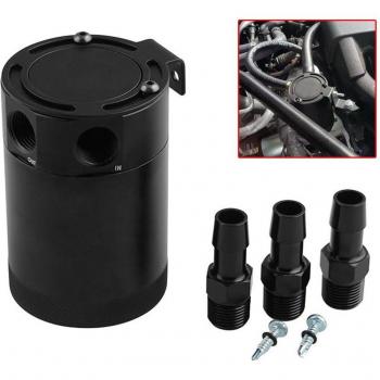 3-Hole Black Aluminum Alloy Gasoline Pot with Connecting Hole
