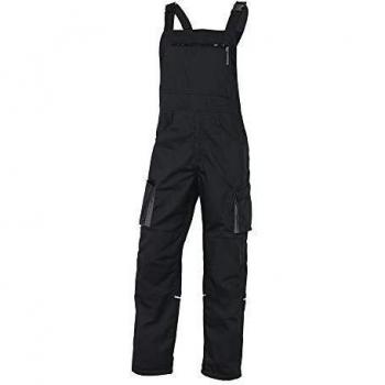 Salopette Mach 2 M2SA2 Polyester/Coton Noir-Gris 3XL