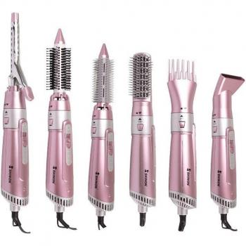 Multi‑Style Air 7 en 1 – Sèche‑cheveux, Coupe, Brosse, Redresseur, Fer à Friser