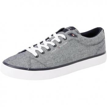 Tommy Hilfiger Pantofole Lino Chambray Blu Uomo