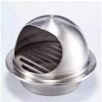Grille Inox 120 mm pour Aération et Protection Contre le Froid
