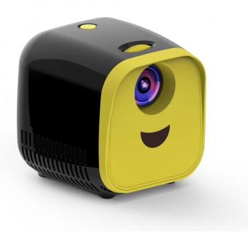 Mini Beamer L1 1080P HD ultra tragbar mit LED Konferenzsystem schwarz