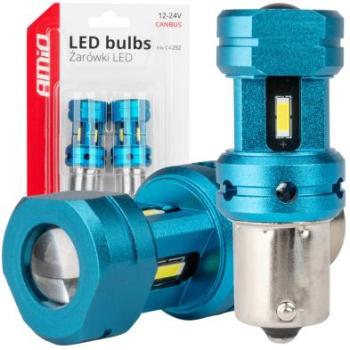 Ampoules LED 1156 BA15S 4SMD 1860 Blanc 12V 24V