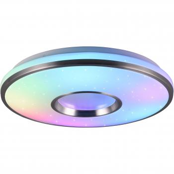 Plafoniera LED RGB con Design Spazzolato D39 cm