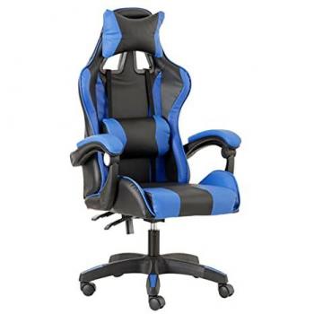 Silla de Oficina Ergonómica con Reposacabezas y Soporte Lumbar