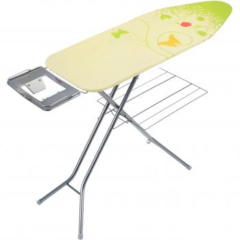 Green Ironing Board 114x38 by Metaltex – Antares Model with Shelf