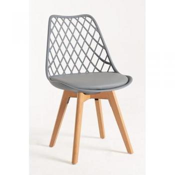 Silla Mima Gris Claro Premium