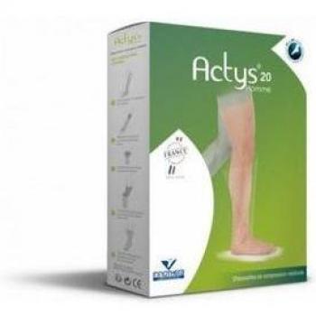 Calcetines Actys 20 Negro, Hombre, Talla 1+ Long 1 Par