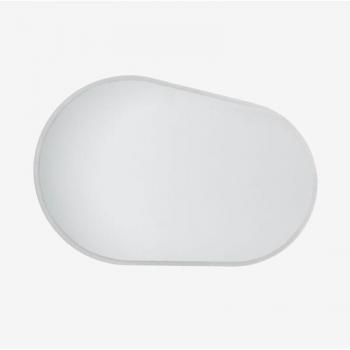 Miroir oval Meunier avec éclairage LED et antibuée Sklum 100 cm