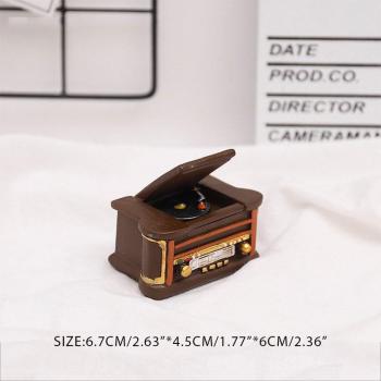 Vintage Harz Telefon Miniatur Dekoration