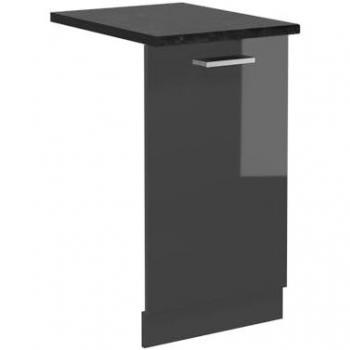 Tapa de Lavavajillas Antracita R-Line 45 cm
